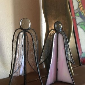 Stained glass angels
